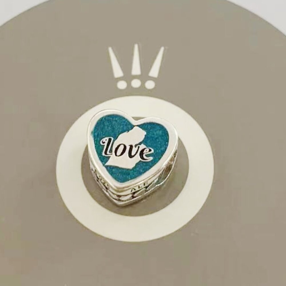 Pandora Bay City I Love Bay City Heart Charm